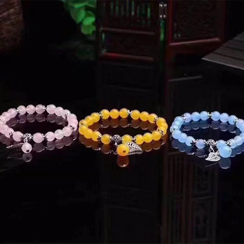 1pcsBraceletes Natural Chalcedony Stone Charm Trendy Jewelry Beads Bracelet Healing stone Anniversary Gift
1pcsBraceletes Natural Chalcedony Stone Charm Trendy Jewelry Beads Bracelet Healing stone Anniversary Gift