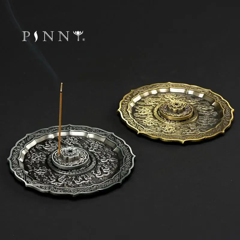 PINNY 9 Dragons Retro Incense Burner 5 Hole Stick Alloy Incense Base Room Decoration Meditation Sandalwood Metal Incense Burner
PINNY 9 Dragons Retro Incense Burner 5 Hole Stick Alloy Incense Base Room Decoration Meditation Sandalwood Metal Incense Burner
