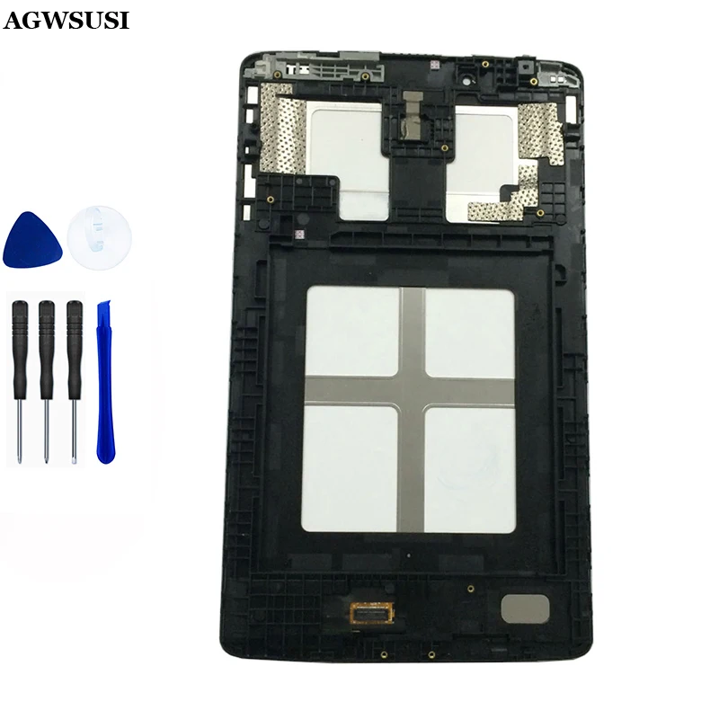 For LG G Pad 8.0 V480 V490 LCD Display Screen Monitor Module Touch screen Sensor Glass Digitizr Assembly with Frame
For LG G Pad 8.0 V480 V490 LCD Display Screen Monitor Module Touch screen Sensor Glass Digitizr Assembly with Frame