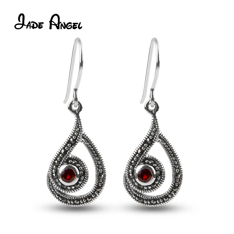 Jade Angel Lady Earrings Vintage 925 Sterling Silver Garnet Fashion Light Luxury Party Gift Drop Earrings
Jade Angel Lady Earrings Vintage 925 Sterling Silver Garnet Fashion Light Luxury Party Gift Drop Earrings