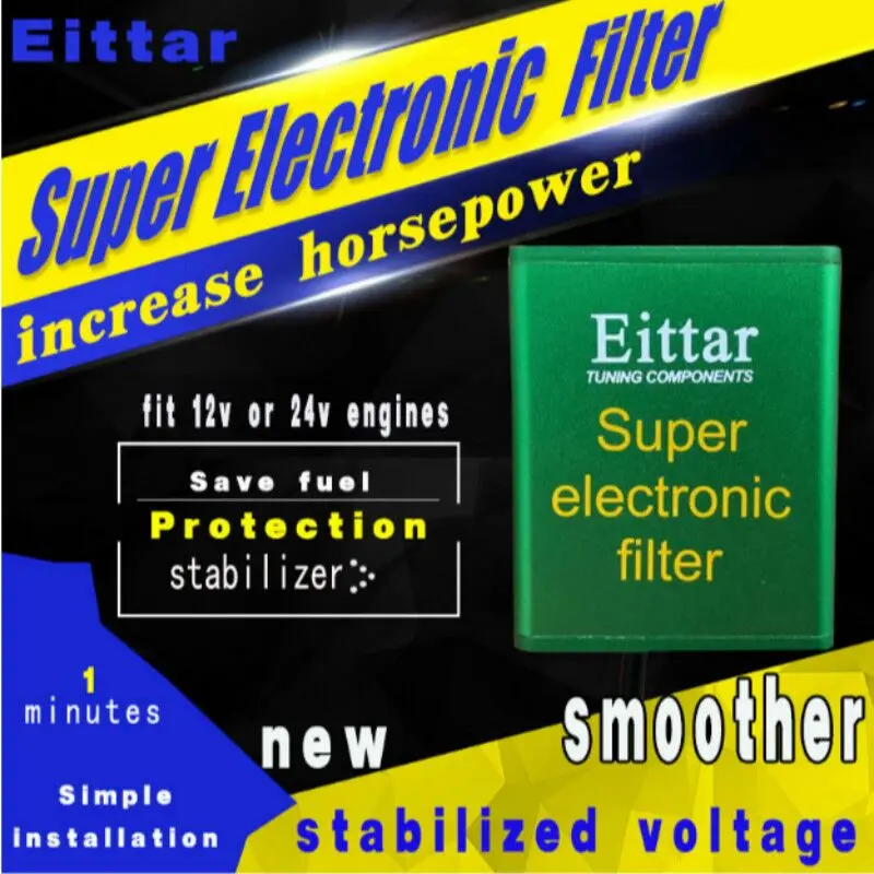 for DACIA All Engines 12V & 24V Electronic Filter Car Pick Up Fuel Saver Voltage Stabilizer Increases Horse and Torque
for DACIA All Engines 12V & 24V Electronic Filter Car Pick Up Fuel Saver Voltage Stabilizer Increases Horse and Torque