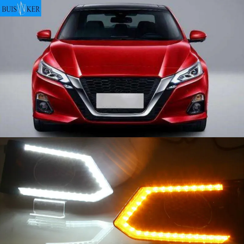 2PCS For Nissan Altima Teana 2019 2020 LED Daytime Running Light Waterproof Car LED DRL fog Lamp with Turn Signal style Relay
2PCS For Nissan Altima Teana 2019 2020 LED Daytime Running Light Waterproof Car LED DRL fog Lamp with Turn Signal style Relay