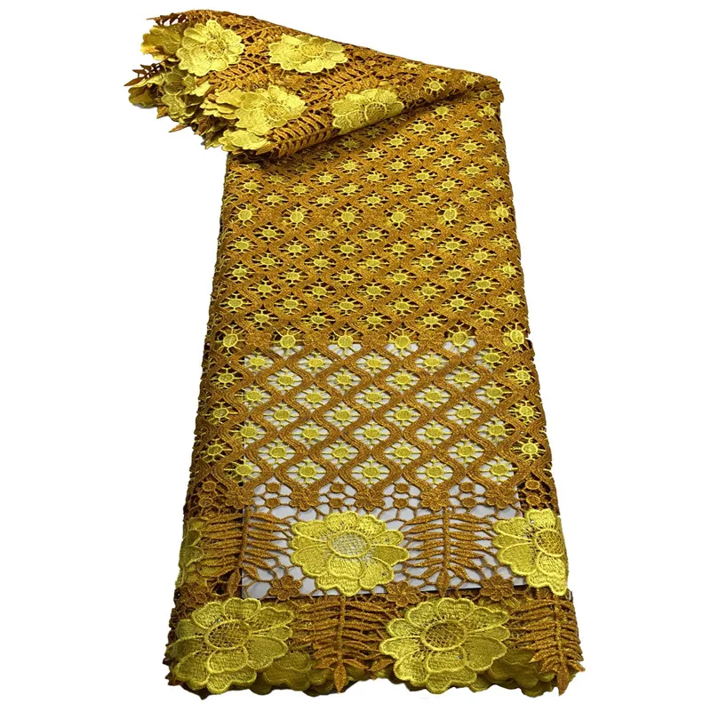 Yellow Latest African Lace Fabric 2021 Water soluble lace Multicolor Gold Line Sequins Nigerian Lace Fabrics For Wedding Dress
Yellow Latest African Lace Fabric 2021 Water soluble lace Multicolor Gold Line Sequins Nigerian Lace Fabrics For Wedding Dress
