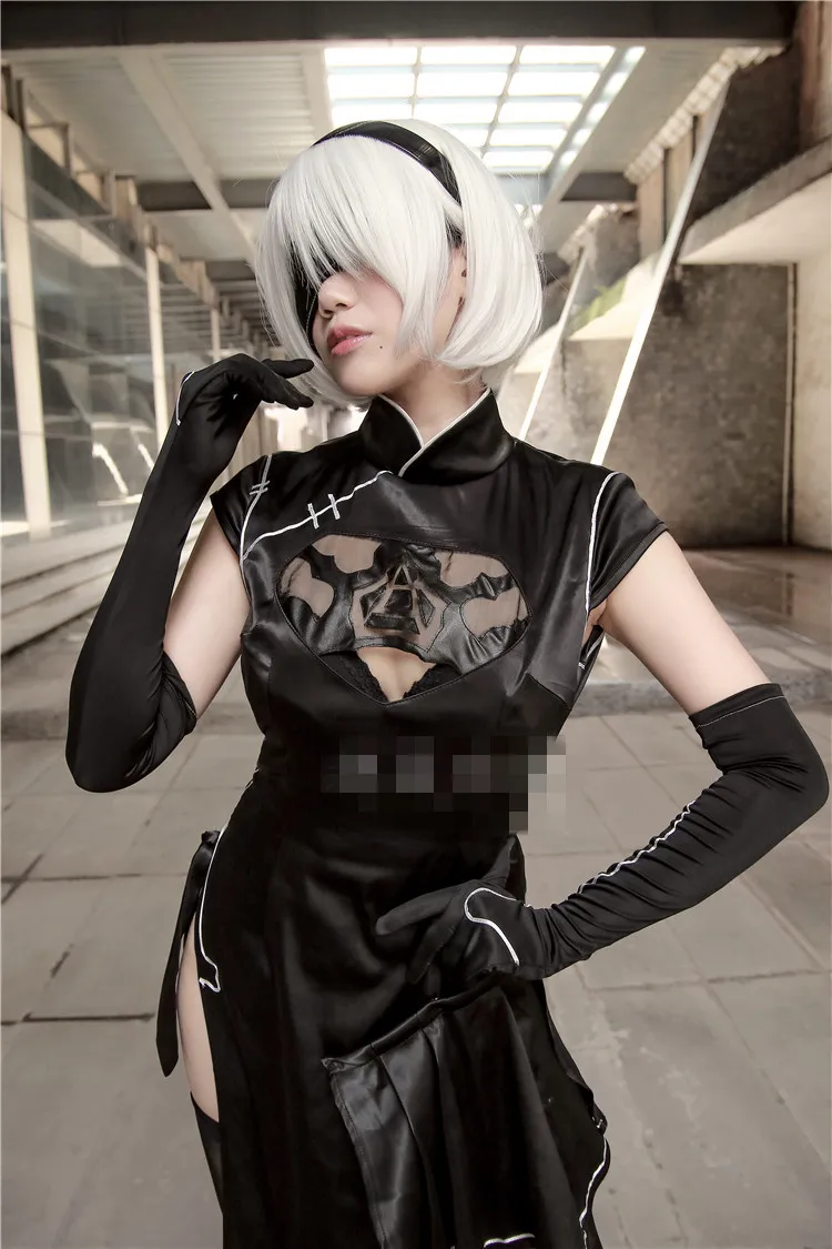 Anime cosplay dress NieR Automata 2b Cheongsam No.2 dress black costumes women sexy clothes A
Anime cosplay dress NieR Automata 2b Cheongsam No.2 dress black costumes women sexy clothes A