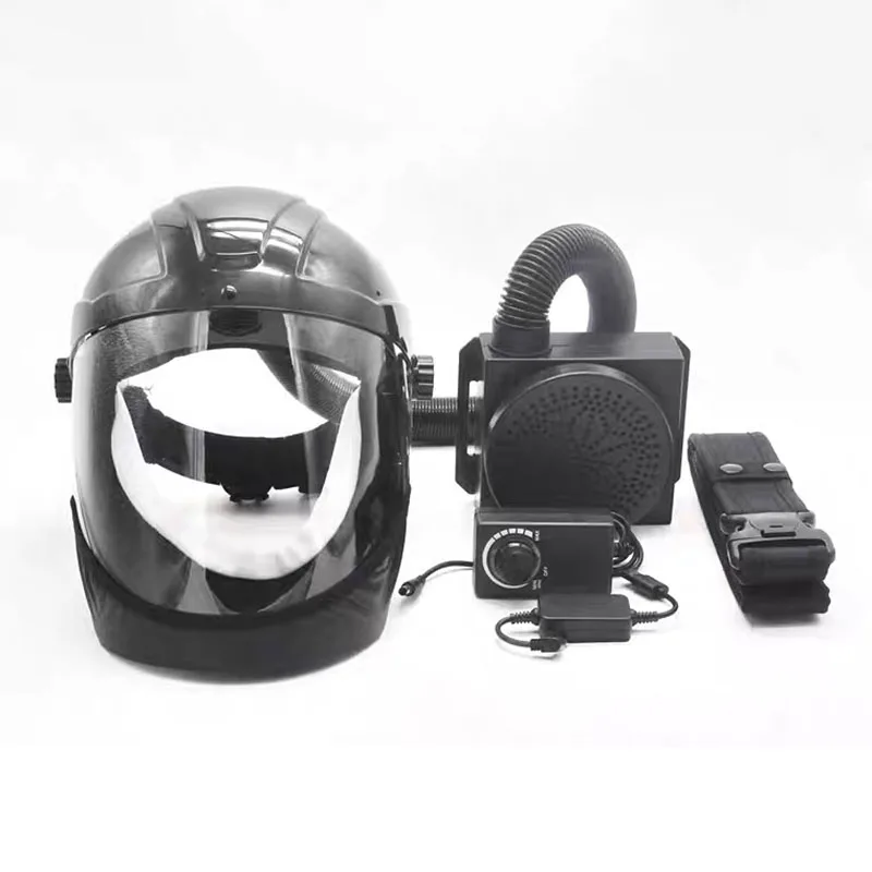 220V Portable Electric Air Supply Positive Pressure Protective Mask Air Feeding Filter Breathing Mask Dust-Proof Helmet new
220V Portable Electric Air Supply Positive Pressure Protective Mask Air Feeding Filter Breathing Mask Dust-Proof Helmet new