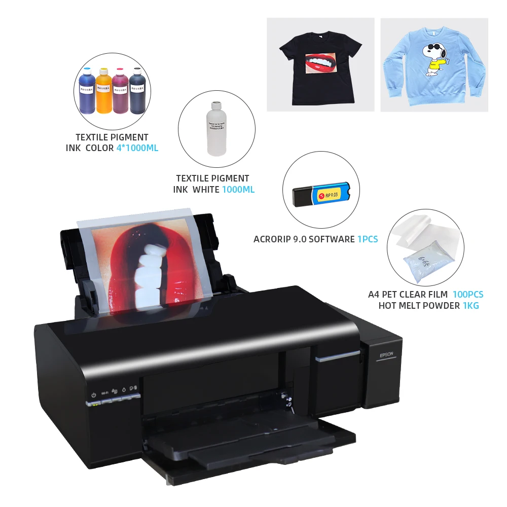 Для принтера Epson L805, A4, DTF, теплопередача, A4, DTF, пленка для ПЭТ-пленки, машина для печати на футболках, чернила A4, DTF, пленка DTF
Для принтера Epson L805, A4, DTF, теплопередача, A4, DTF, пленка для ПЭТ-пленки, машина для печати на футболках, чернила A4, DTF, пленка DTF