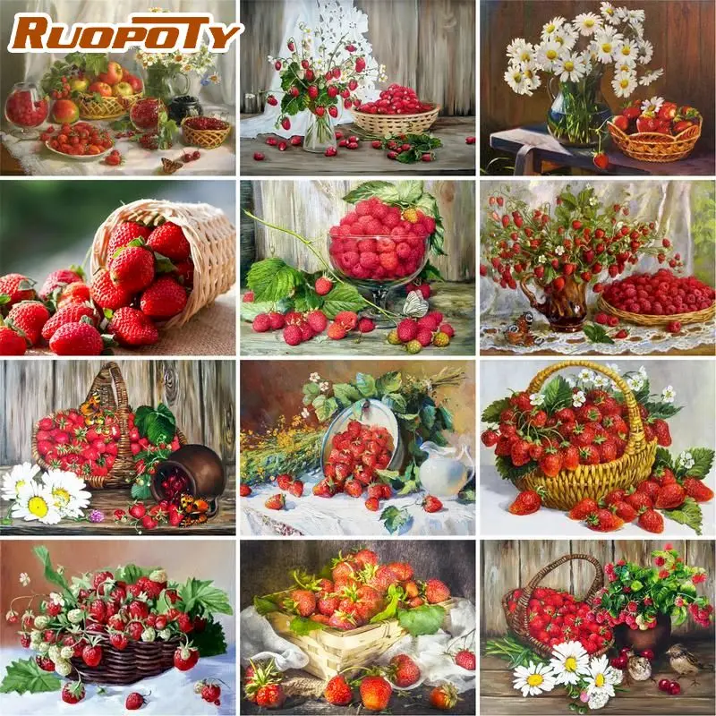 RUOPOTY Frame DIY Fruit Painting By Numbers Picture Canvas By Numbers Abstract Handpainted Oil Painting For Modern Home
RUOPOTY Frame DIY Fruit Painting By Numbers Picture Canvas By Numbers Abstract Handpainted Oil Painting For Modern Home
