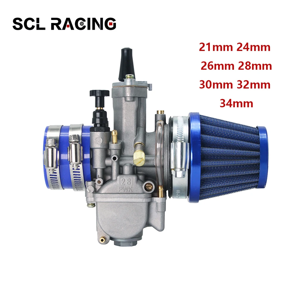 Alconstar 1PC Motorcycle PWK 21 24 26 28 30 32 34mm Carburetor + Air Filter + Intake Manifold Boot Holder For ATV Scooter Moto
Alconstar 1PC Motorcycle PWK 21 24 26 28 30 32 34mm Carburetor + Air Filter + Intake Manifold Boot Holder For ATV Scooter Moto