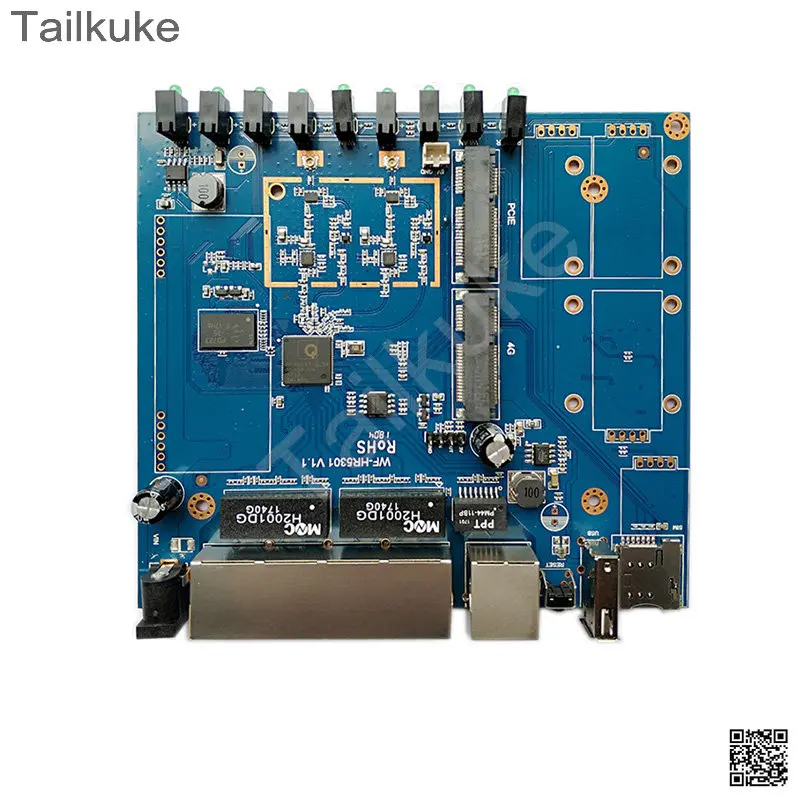 New Openwrt Qualcomm QCA9531 Wireless Routing Public Security Probe Wifi Capture Card 4G Routing with USB
New Openwrt Qualcomm QCA9531 Wireless Routing Public Security Probe Wifi Capture Card 4G Routing with USB