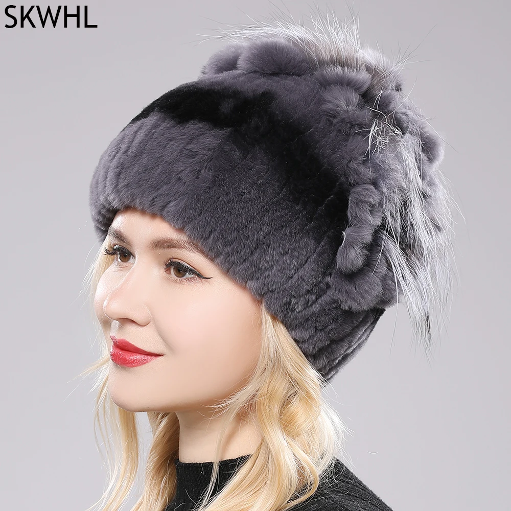 Russia Women Real Rex Rabbit Fur Hats Outdoor Elastic Knitted 100% Genuine Rex Rabbit Fur Cap Winter Warm Real Fur Beanies Hat
Russia Women Real Rex Rabbit Fur Hats Outdoor Elastic Knitted 100% Genuine Rex Rabbit Fur Cap Winter Warm Real Fur Beanies Hat