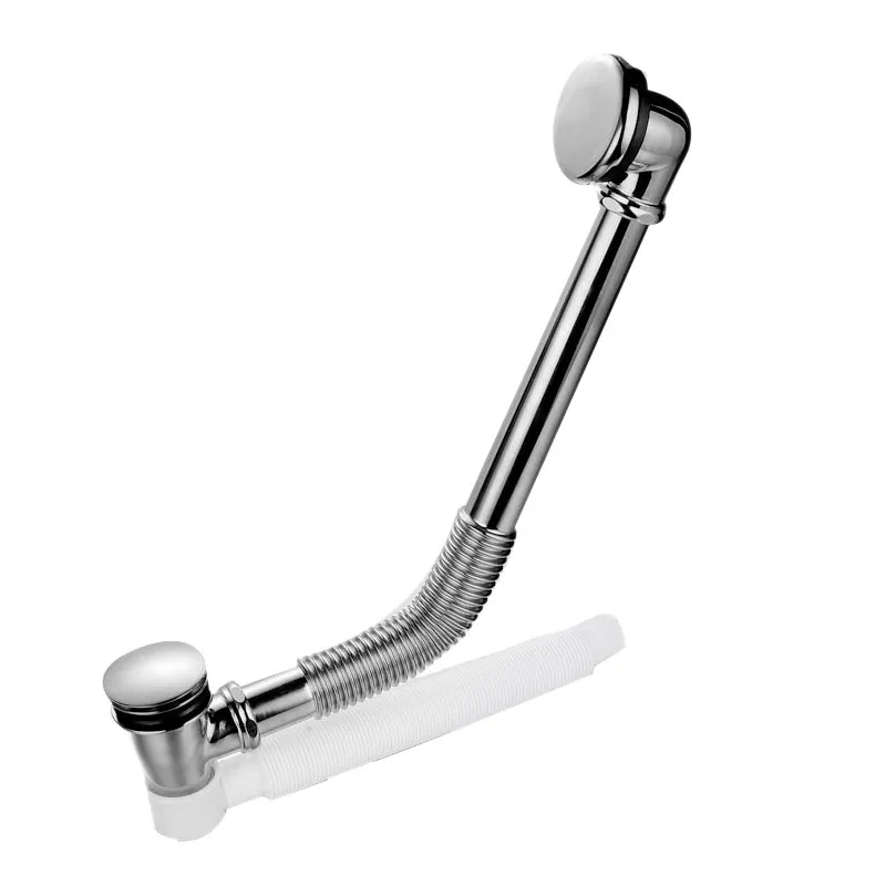 Chrome Plated High Quality Bathroom Cast iron bathtub copper drainer Suitable for Cast iron bathtub Brass drain-pipe accessories
Chrome Plated High Quality Bathroom Cast iron bathtub copper drainer Suitable for Cast iron bathtub Brass drain-pipe accessories