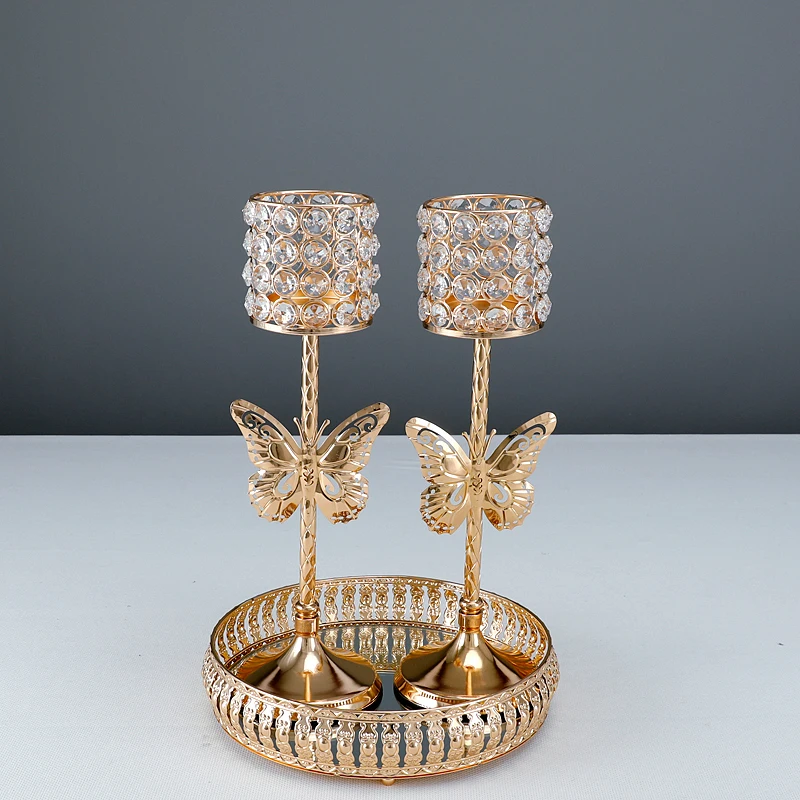 Gold /Silver Electroplate Metal Cake tray with Butterfly Candle Holders For Tea Restaurant Cake Plate
Gold /Silver Electroplate Metal Cake tray with Butterfly Candle Holders For Tea Restaurant Cake Plate