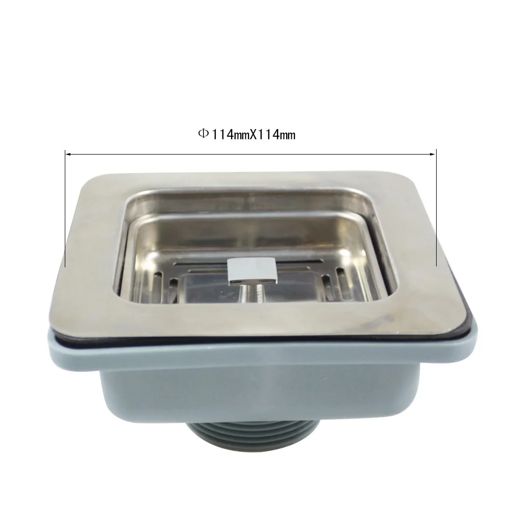 MTTUZK 114mm Kitchen Sink Square Drain 304 stainless steel Drainer For Sink Kitchen Sink Filter Drain lifting drain
MTTUZK 114mm Kitchen Sink Square Drain 304 stainless steel Drainer For Sink Kitchen Sink Filter Drain lifting drain