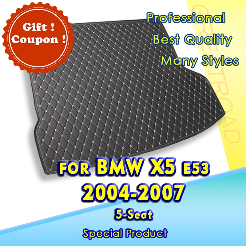 Коврик для багажника автомобиля для BMW X5 E53 (пять сидений) 2004 2005 2006 2007
Коврик для багажника автомобиля для BMW X5 E53 (пять сидений) 2004 2005 2006 2007