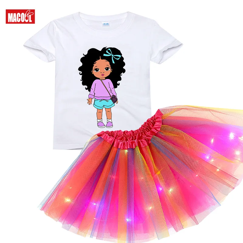 Summer Girls Kids Neon LED Tutu Skirt Party Stage Dance Wear Pleated Layered Tulle Light Up Short Dress Set Wings for 3-12 Years
Summer Girls Kids Neon LED Tutu Skirt Party Stage Dance Wear Pleated Layered Tulle Light Up Short Dress Set Wings for 3-12 Years