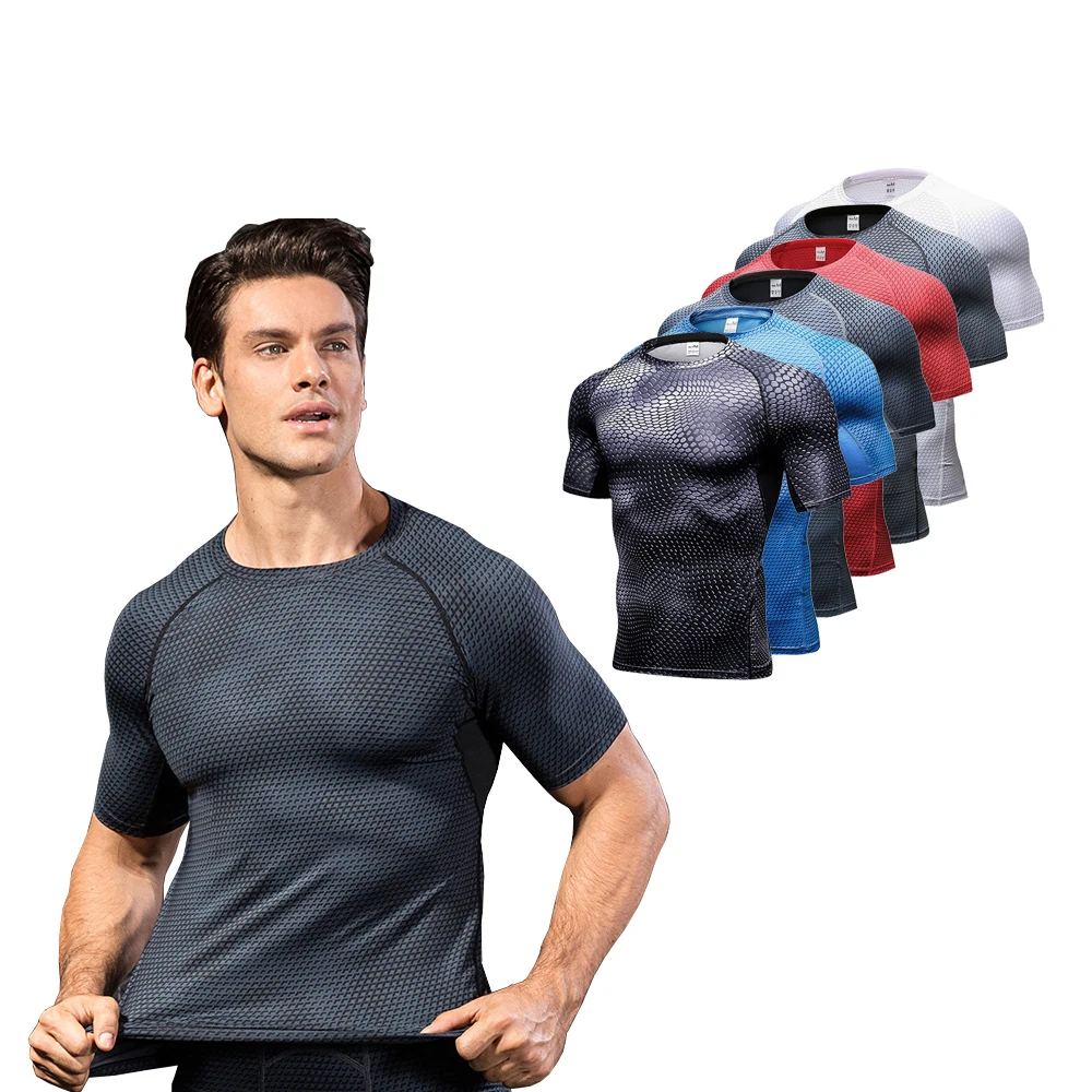 Men Sports Shirt Fitness Tank Tops Compression Gym Clothing Printed T-shirt Running Jogging Sportswear Rashguard Workout Jerseys
Men Sports Shirt Fitness Tank Tops Compression Gym Clothing Printed T-shirt Running Jogging Sportswear Rashguard Workout Jerseys