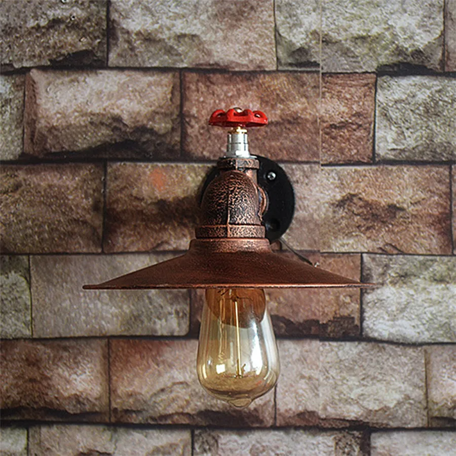 American Retro Sconce Wall Lamp Vintage Indusitrial Wall Light E27 Plated Iron Lampshade Home Deco Lighting Fixtures Luminaria
American Retro Sconce Wall Lamp Vintage Indusitrial Wall Light E27 Plated Iron Lampshade Home Deco Lighting Fixtures Luminaria