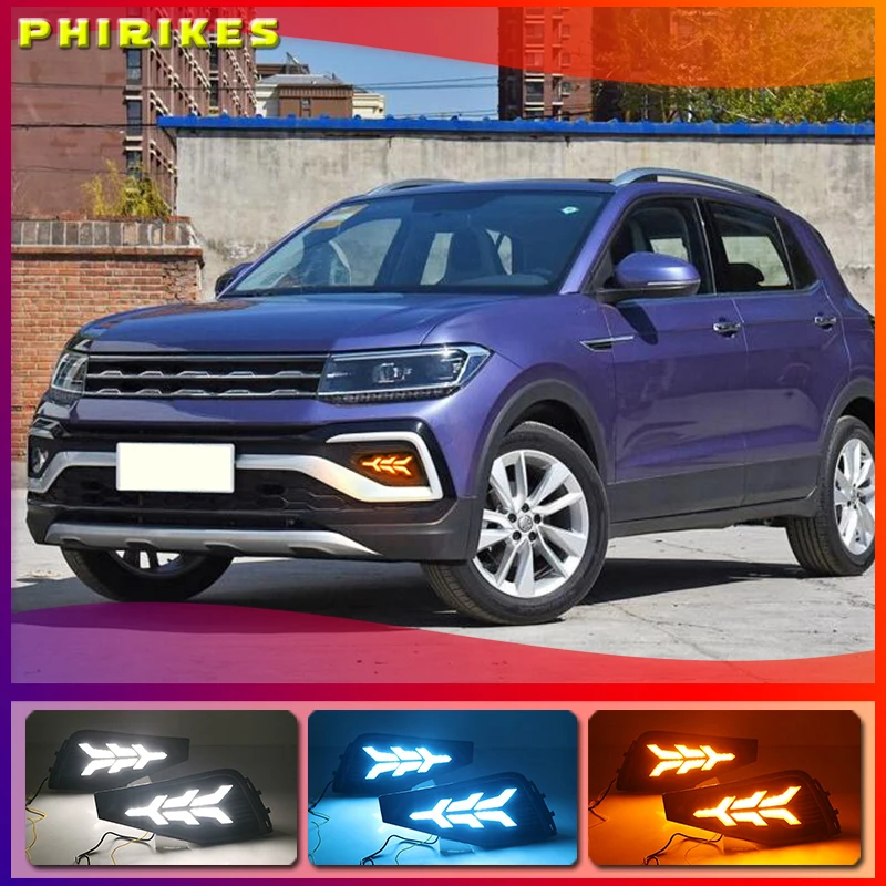1 Set For Volkswangen VW T-Cross tcross 2019 2020 Daytime Running Lights Turn Signal Fog Lamp Cover 12V ABS LED DRL Car Styling
1 Set For Volkswangen VW T-Cross tcross 2019 2020 Daytime Running Lights Turn Signal Fog Lamp Cover 12V ABS LED DRL Car Styling