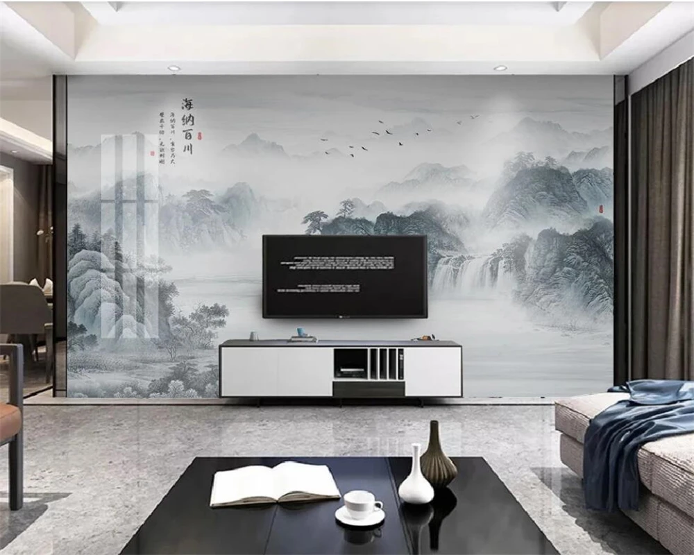 beibehang Customized modern new Chinese style beautiful ink landscape decoration painting background wallpaper papier peint
beibehang Customized modern new Chinese style beautiful ink landscape decoration painting background wallpaper papier peint