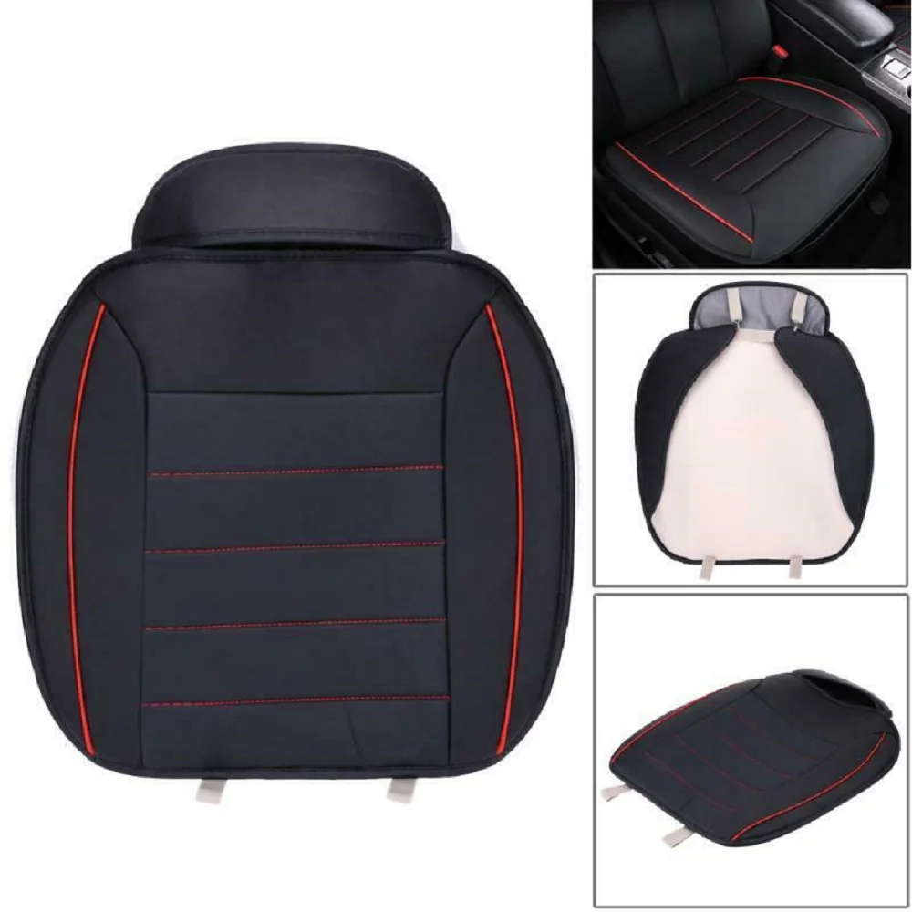 PU Leather Deluxe Car Seat Cover Set Protector Cushion Pad Black Red Stitch Auto Seats Universal 4 Season Interior Accessories
PU Leather Deluxe Car Seat Cover Set Protector Cushion Pad Black Red Stitch Auto Seats Universal 4 Season Interior Accessories