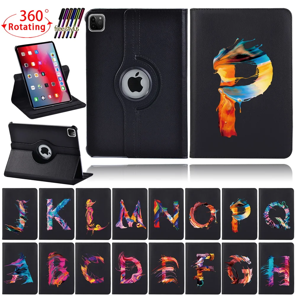 Case for Apple IPad Pro 9.7 2015/Pro 10.5 2017/Pro 11 Colorful 26 Letters PU Leather Tablet Stand Folio Shell Cover
Case for Apple IPad Pro 9.7 2015/Pro 10.5 2017/Pro 11 Colorful 26 Letters PU Leather Tablet Stand Folio Shell Cover