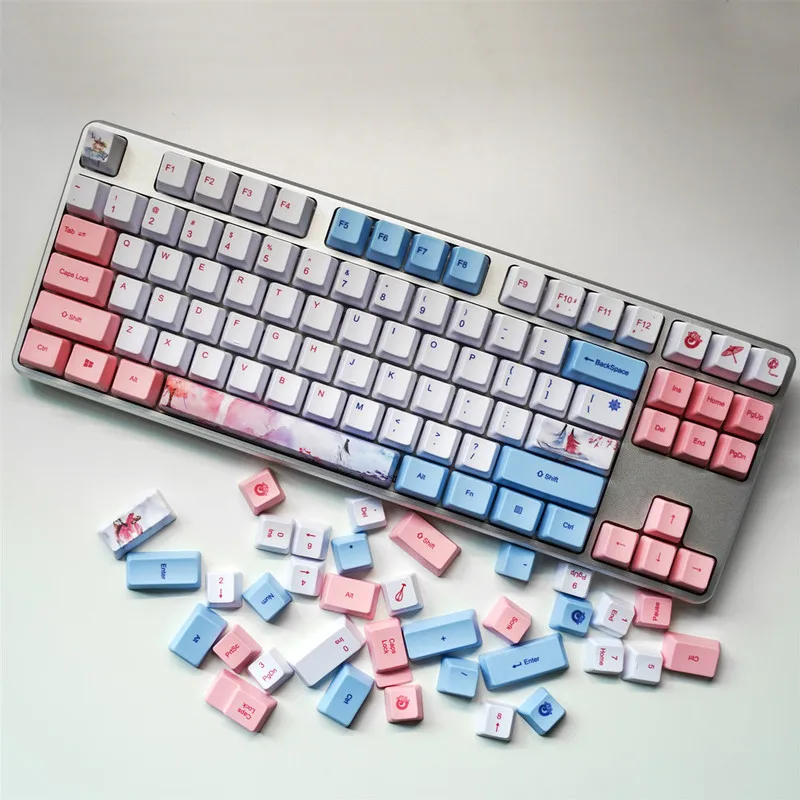 Механическая клавиатура PBT для GK61, GH60, 64, 68, 84, 87, 104 клавиши
Механическая клавиатура PBT для GK61, GH60, 64, 68, 84, 87, 104 клавиши