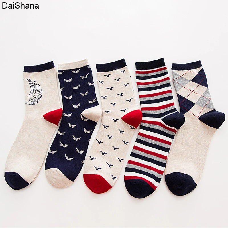 5Pairs Men Socks Spring&Autumn Cotton Fashionable Striped Breathable Rainbow 6 types Men's Business Socks Harajuku Socks
5Pairs Men Socks Spring&Autumn Cotton Fashionable Striped Breathable Rainbow 6 types Men's Business Socks Harajuku Socks
