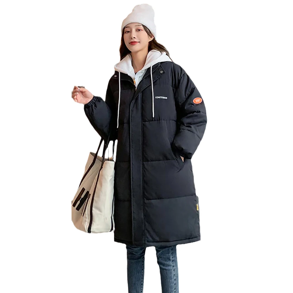 Thick Down Parka Women With Hood Down Jacket Winter Coat Female Long Warm Solid Oversized Outwear Casual Cotton Padded Jackets
Thick Down Parka Women With Hood Down Jacket Winter Coat Female Long Warm Solid Oversized Outwear Casual Cotton Padded Jackets