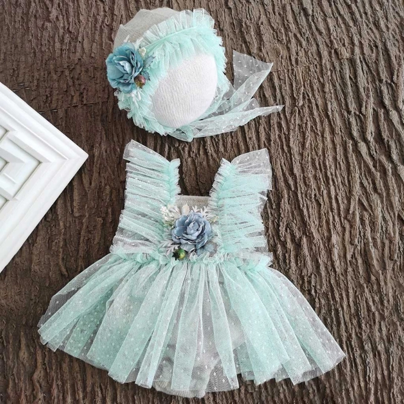 Infants Photo Shooting Costume Outfits Baby Hat+Dress+Headwear Set Newborn Photography Props
Infants Photo Shooting Costume Outfits Baby Hat+Dress+Headwear Set Newborn Photography Props
