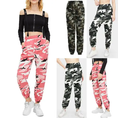 Hot Sale Women Camo Cargo High Waist Hip Hop Trousers Pants Military Army Combat Camouflage Long Pants Capris
Hot Sale Women Camo Cargo High Waist Hip Hop Trousers Pants Military Army Combat Camouflage Long Pants Capris