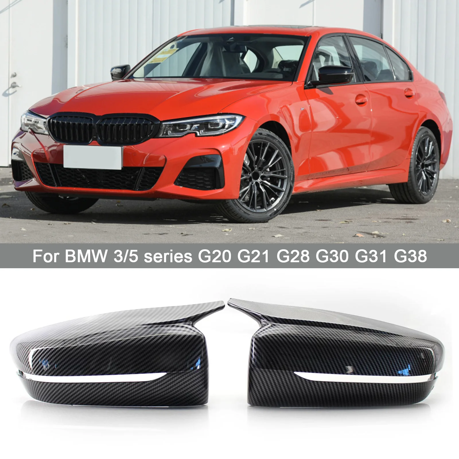 Колпачки для зеркала заднего вида с боковым крылом, 1 пара, для BMW 3, 5 серии G20, G30, G31, G38, G11, G12, 2019, 2020, 2021, узор из углеродного волокна
Колпачки для зеркала заднего вида с боковым крылом, 1 пара, для BMW 3, 5 серии G20, G30, G31, G38, G11, G12, 2019, 2020, 2021, узор из углеродного волокна