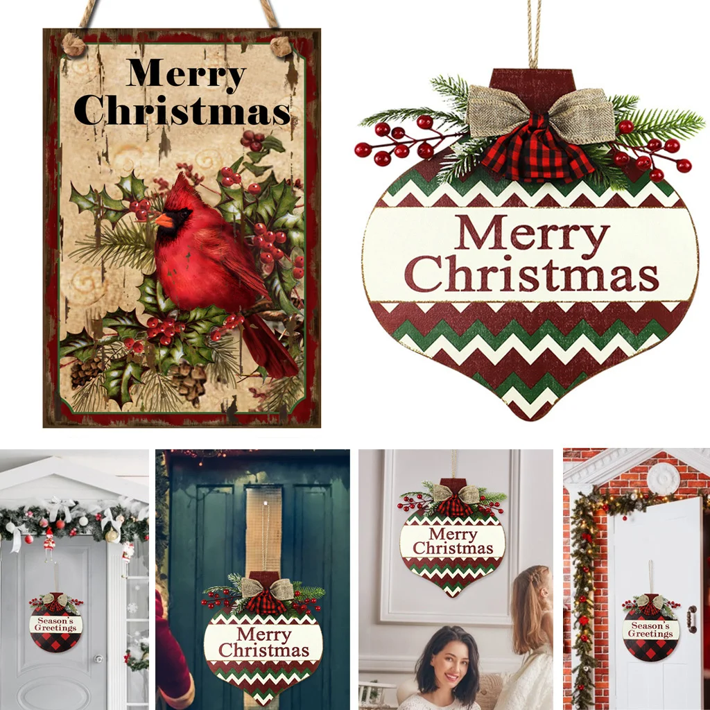 Wooden Wall Hanging Plaque Greeting Sign Wall Door Hanging Pendent Merry Christmas Decoration Home Bar Xmas Wood Ornament
Wooden Wall Hanging Plaque Greeting Sign Wall Door Hanging Pendent Merry Christmas Decoration Home Bar Xmas Wood Ornament