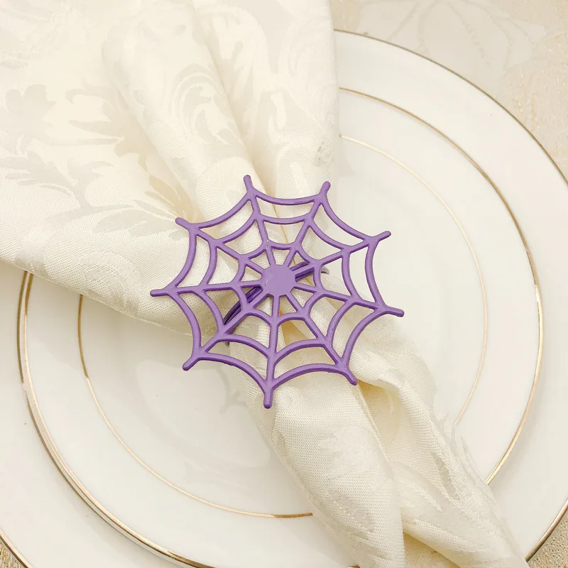 12pcs/lot Matte Black Spider Web Napkin Ring, Napkin Buckle, Suitable for Halloween Party, Desktop Decoration
12pcs/lot Matte Black Spider Web Napkin Ring, Napkin Buckle, Suitable for Halloween Party, Desktop Decoration