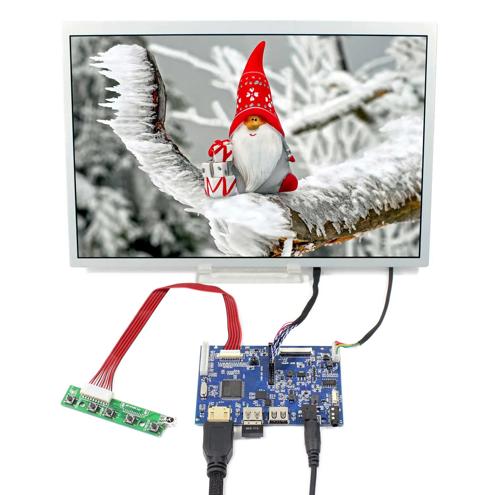 12.1inch LQ121K1LG52 1280X800 LCD Display with Driver Board used for industrial Display/ Picade Mini Arcade Cabinet /DIY Monitor
12.1inch LQ121K1LG52 1280X800 LCD Display with Driver Board used for industrial Display/ Picade Mini Arcade Cabinet /DIY Monitor