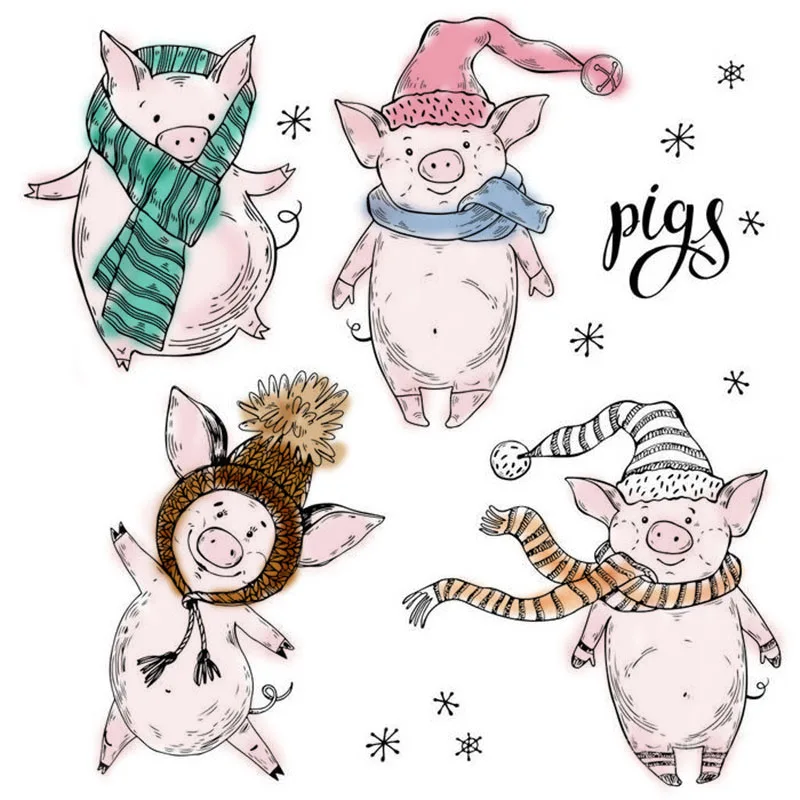 Christmas Pigs Clear Stamps, Background Frame Card Craft, No Cutting Die, Scrapbooking, Halloween, Cute, New, 2021
Christmas Pigs Clear Stamps, Background Frame Card Craft, No Cutting Die, Scrapbooking, Halloween, Cute, New, 2021