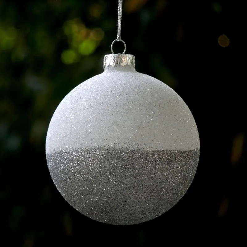 16pcs/pack Diameter=8cm Silver White Powder Decorative Glass Ball School Window Wedding Decoration Hanging Globe Christmas Day
16pcs/pack Diameter=8cm Silver White Powder Decorative Glass Ball School Window Wedding Decoration Hanging Globe Christmas Day