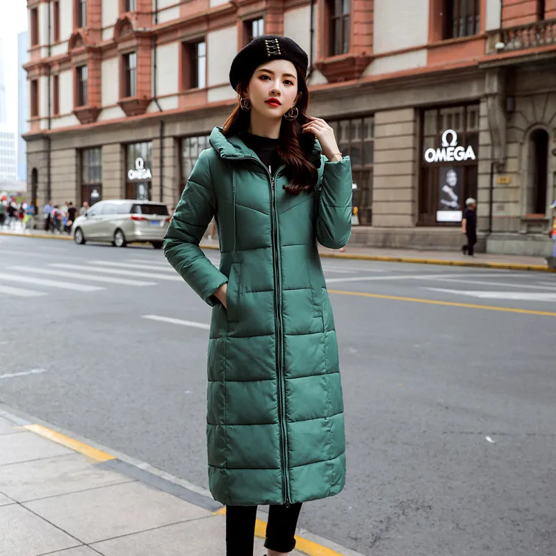 2020 Winter Women Jacket X-long Hooded Cotton Padded Female Coat High Quality Warm Outwear Womens Parka Manteau Femme Hiver
2020 Winter Women Jacket X-long Hooded Cotton Padded Female Coat High Quality Warm Outwear Womens Parka Manteau Femme Hiver