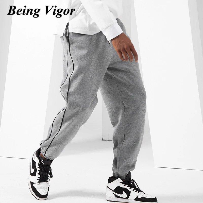 Being Vigor Mens Trousers 65% Cotton Sweatpants Loose Running Joggers With Strips Street Wear Long Jogging Pants
Being Vigor Mens Trousers 65% Cotton Sweatpants Loose Running Joggers With Strips Street Wear Long Jogging Pants