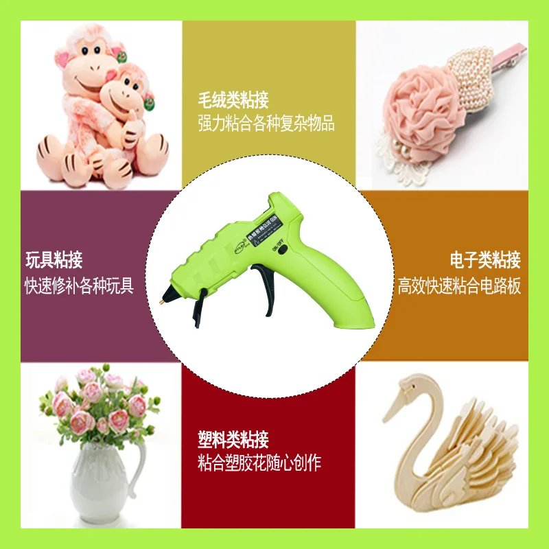 NL227A Nalio Hot Melt Glue Gun Low Voltage 3.7V Lithium Battery For Handmade DIY Copper Mouth 10W 1.8-2.0MM
NL227A Nalio Hot Melt Glue Gun Low Voltage 3.7V Lithium Battery For Handmade DIY Copper Mouth 10W 1.8-2.0MM