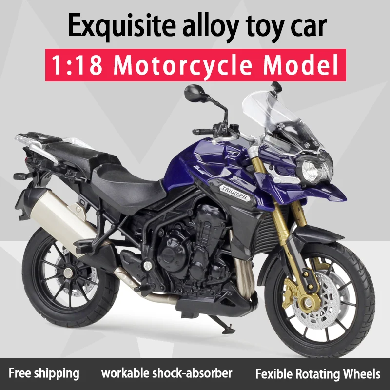 Модель литая из сплава Welly 1:18 TRIUMPH TIGER EXPLORER, работающая игрушка-амортизатор для детей, подарок, коллекционная игрушка
Модель литая из сплава Welly 1:18 TRIUMPH TIGER EXPLORER, работающая игрушка-амортизатор для детей, подарок, коллекционная игрушка