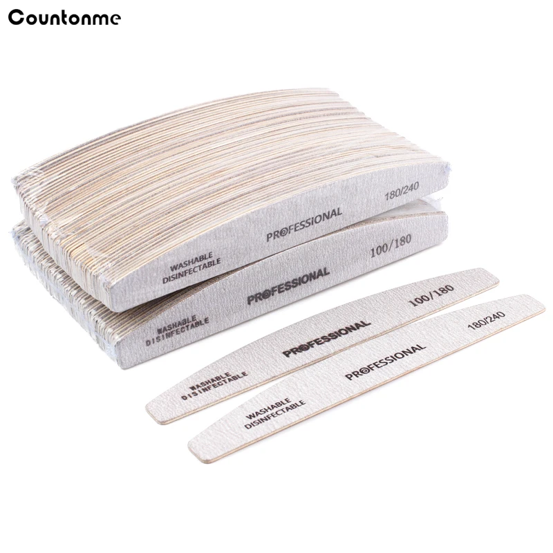 100Pcs/Lot Professional Wooden Nail Files 100/180/240 Nail Buffer Block Gel Polisher Pedicure Nail Art Files Supply
100Pcs/Lot Professional Wooden Nail Files 100/180/240 Nail Buffer Block Gel Polisher Pedicure Nail Art Files Supply