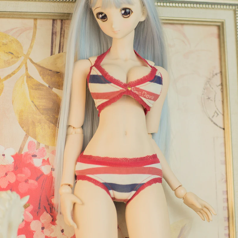 D03-P417 children toy BJD DD SD MSD 1/6 1/4 1/3 doll's clothes Red and blue striped underwear
D03-P417 children toy BJD DD SD MSD 1/6 1/4 1/3 doll's clothes Red and blue striped underwear