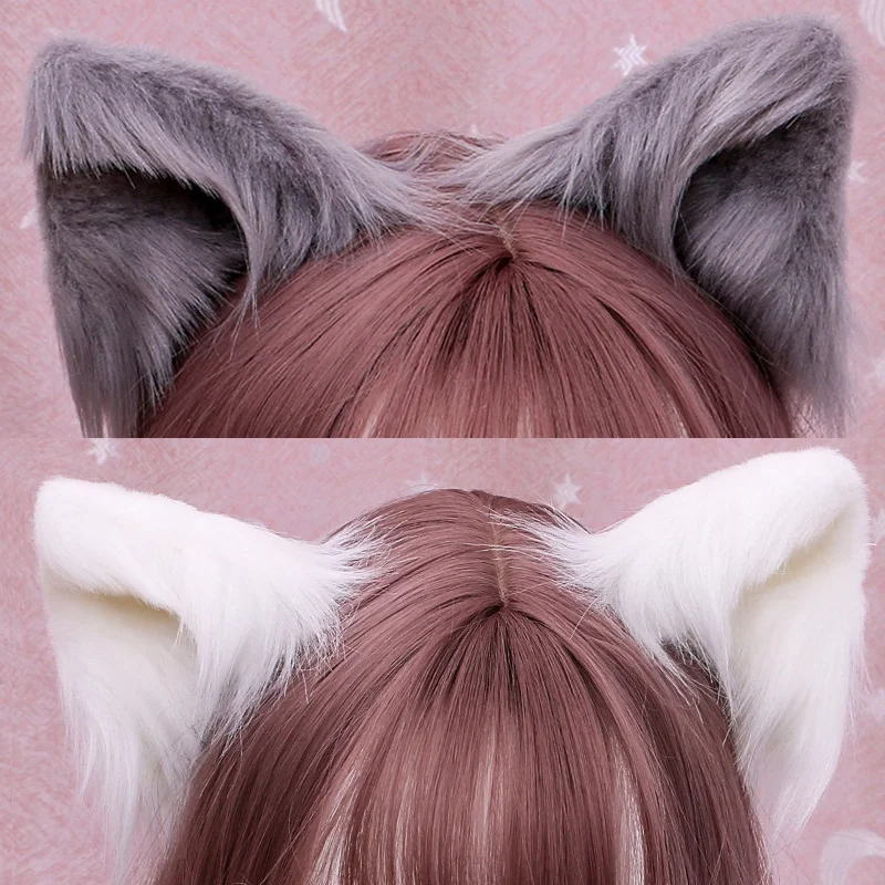 High quality cosplay hair hoop hand beast ear simulation cat ear dog plush animal dog ear cute pair clip wolf ear headdress
High quality cosplay hair hoop hand beast ear simulation cat ear dog plush animal dog ear cute pair clip wolf ear headdress