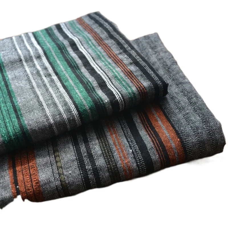 Width 55 "summer lightweight ethnic style cotton linen yarn dyed jacquard dress fabric skirt 
Width 55 "summer lightweight ethnic style cotton linen yarn dyed jacquard dress fabric skirt