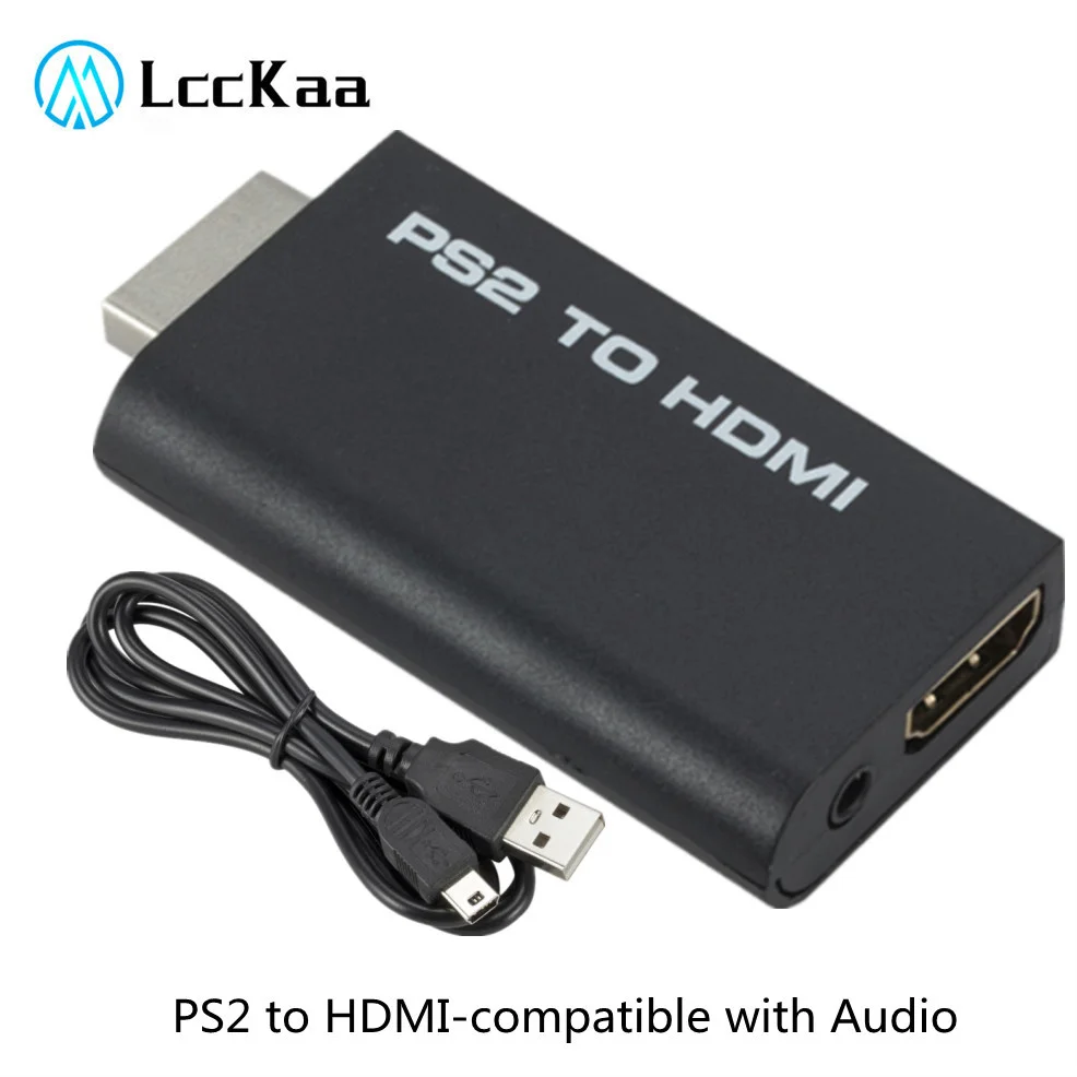 LccKaa PS2 to HDMI-compatible Audio Video Converter Adapter 480i/480p/576i with 3.5mm Audio Output for All PS2 Display Modes
LccKaa PS2 to HDMI-compatible Audio Video Converter Adapter 480i/480p/576i with 3.5mm Audio Output for All PS2 Display Modes