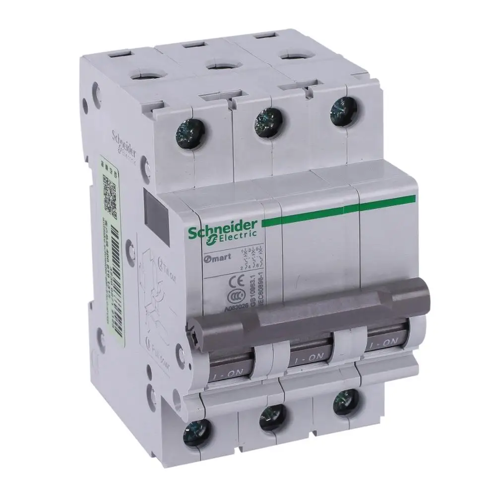 Osmart-K 6kA 3P C 25A 400V OSMC32N3C25KG Miniature circuit breaker, Osmart K, Icn 6 kA, 3P, 25 A, type C
Osmart-K 6kA 3P C 25A 400V OSMC32N3C25KG Miniature circuit breaker, Osmart K, Icn 6 kA, 3P, 25 A, type C