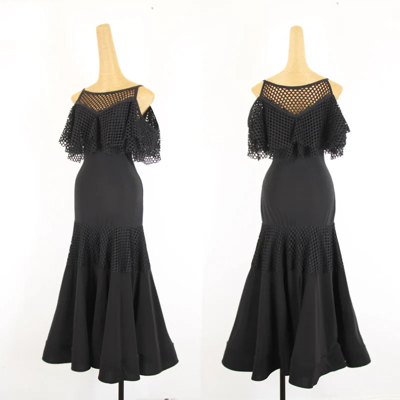 GOODANPAR 2020 ballroom waltz tango practice clothes SummerNew Fashion Women Sexy Female Adult Black Spanish Waltz Dance Wear
GOODANPAR 2020 ballroom waltz tango practice clothes SummerNew Fashion Women Sexy Female Adult Black Spanish Waltz Dance Wear
