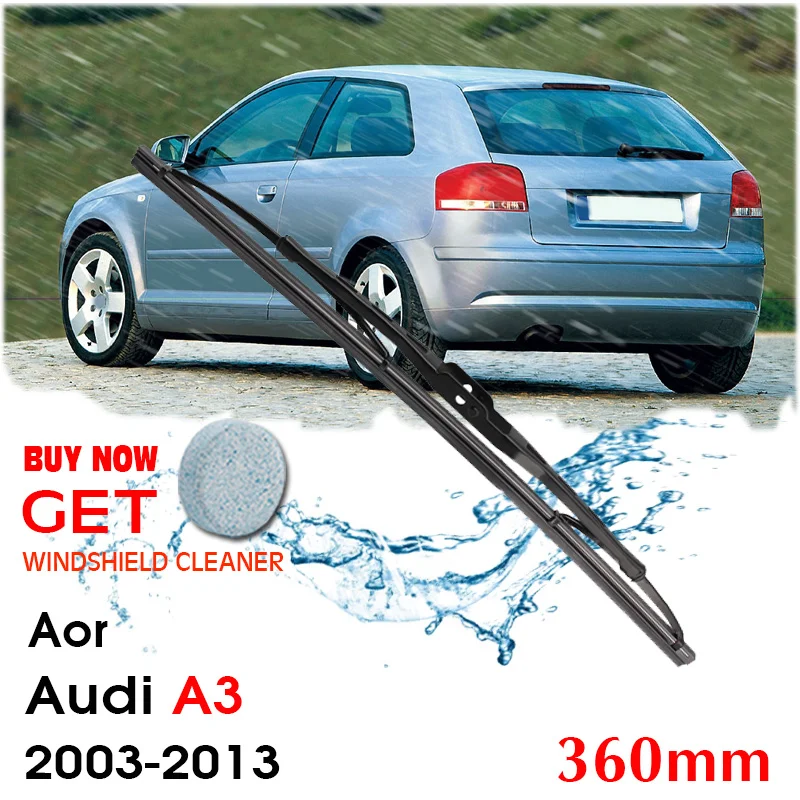 Car Wiper blade Rear Back Window Windscreen Windshield Wipers For AUDI A3 Hatchback 360mm 2003-2013 Auto Accessories
Car Wiper blade Rear Back Window Windscreen Windshield Wipers For AUDI A3 Hatchback 360mm 2003-2013 Auto Accessories