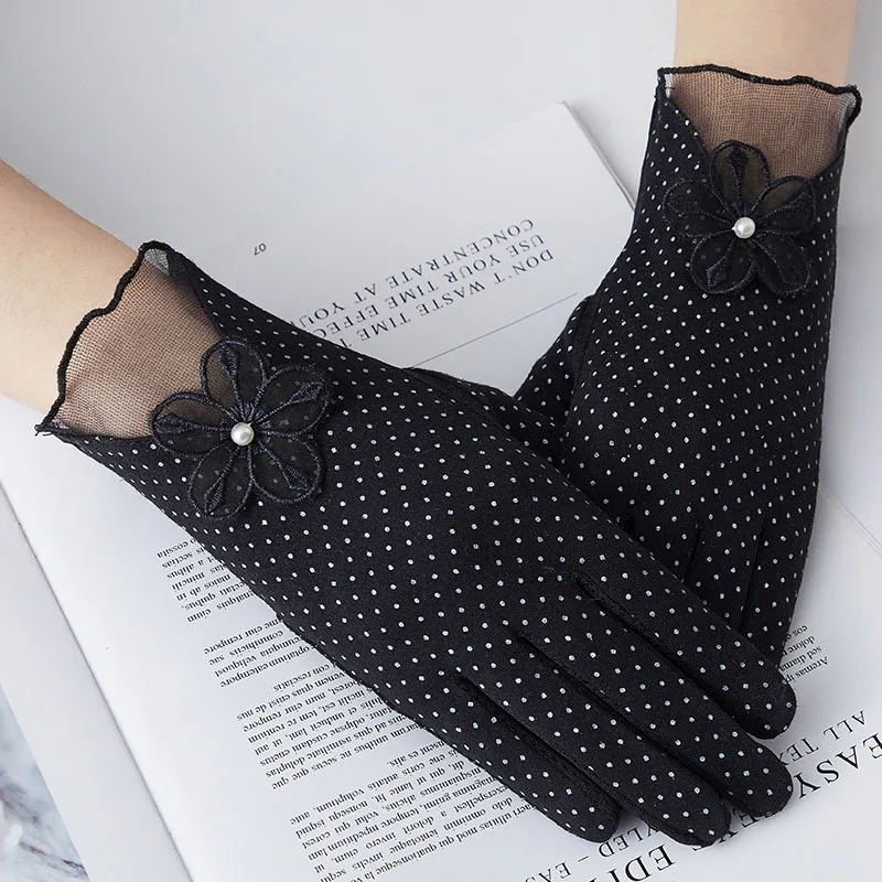Women Fashion Knit Lace Driving Touch Screen Thin Cotton Gloves Sexy Summer UV Sunscreen Short Sun Bow Dots Flower Glove I29
Women Fashion Knit Lace Driving Touch Screen Thin Cotton Gloves Sexy Summer UV Sunscreen Short Sun Bow Dots Flower Glove I29