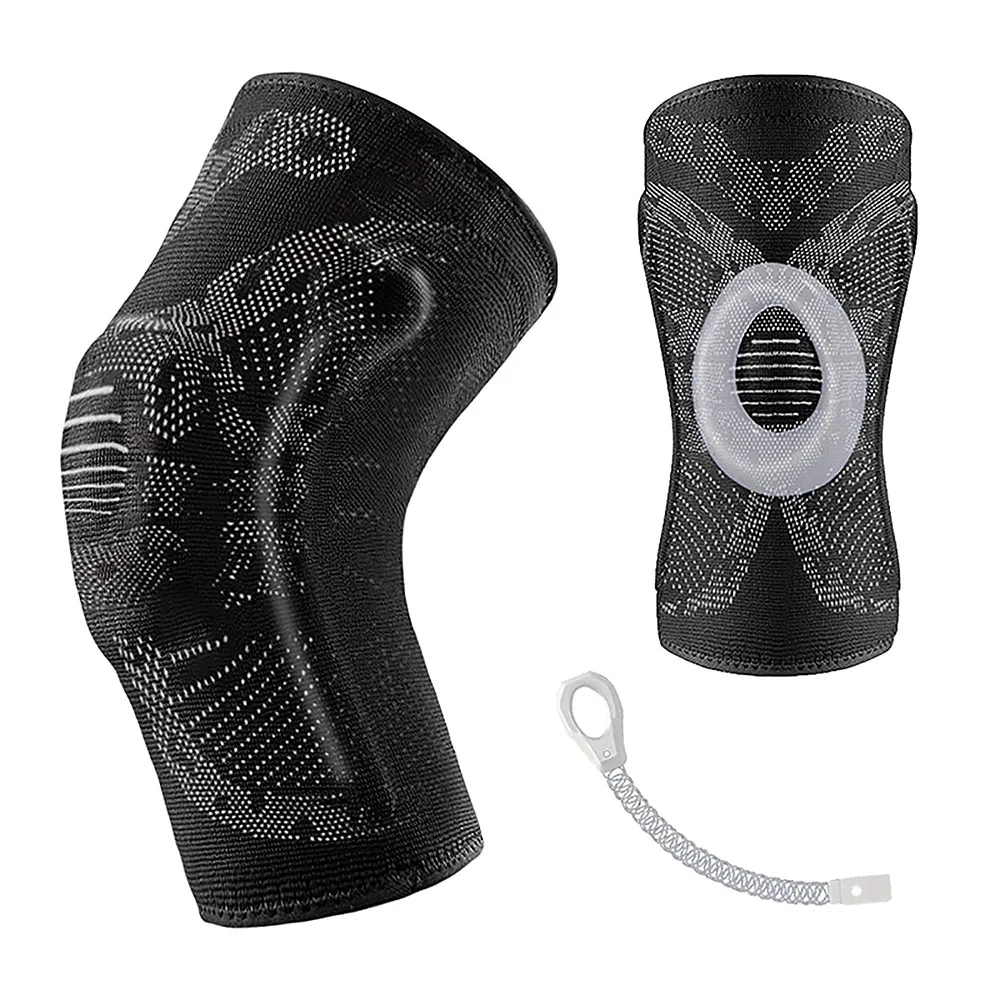 1 PC Sport Knee Brace Elastic with Silicone Gel Pads Side Stabilizers Knee Protector For Meniscus Tear Basketball Running
1 PC Sport Knee Brace Elastic with Silicone Gel Pads Side Stabilizers Knee Protector For Meniscus Tear Basketball Running